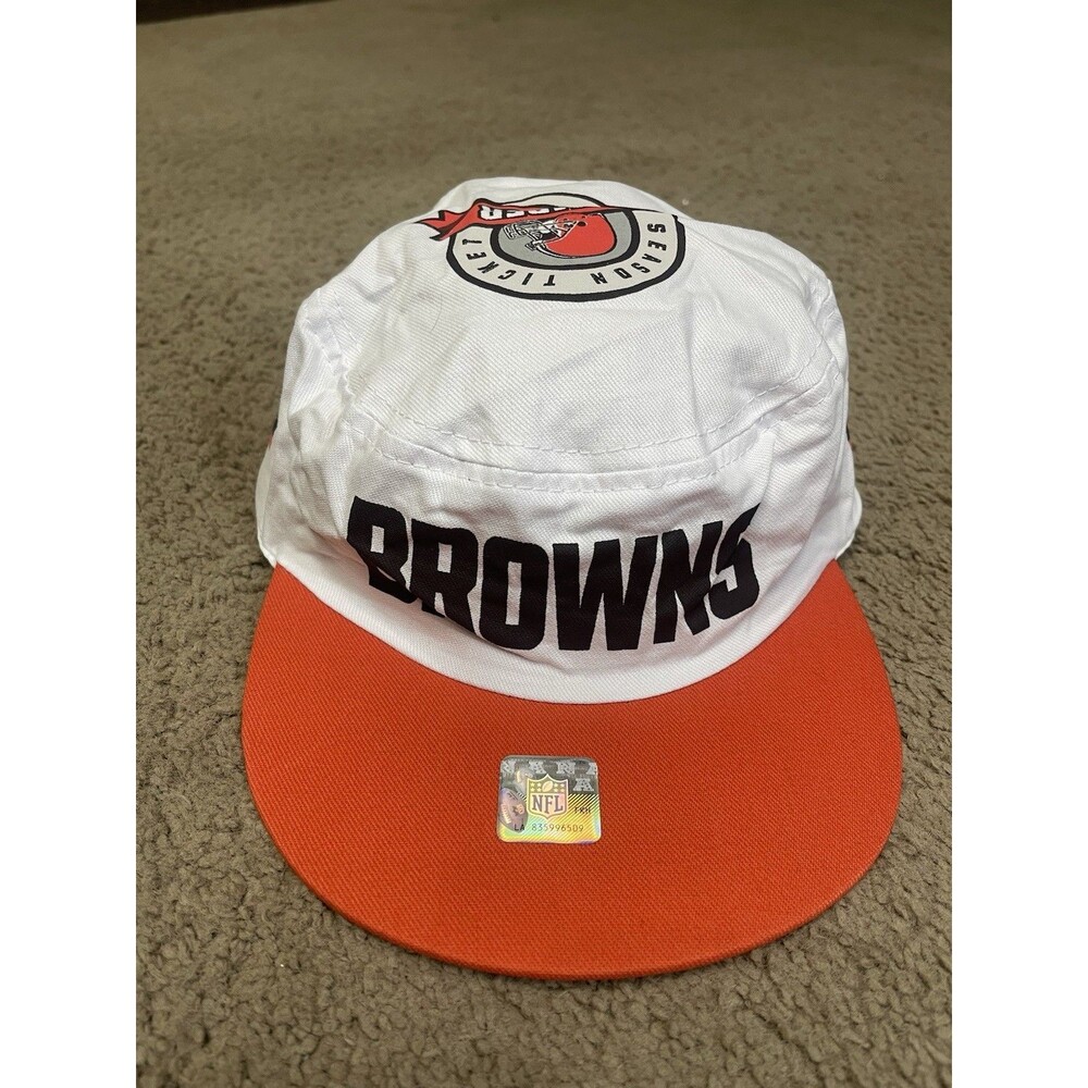 2022 CLEVELAND BROWNS SEASON TICKET HOLDER PAINTER’S CAP HAT NFL Vintage New